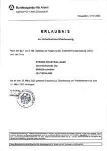 Erlaubnis zur Arbeitnehmerüberlassung 31.01.2022-1